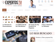 Tablet Screenshot of expertos.tv